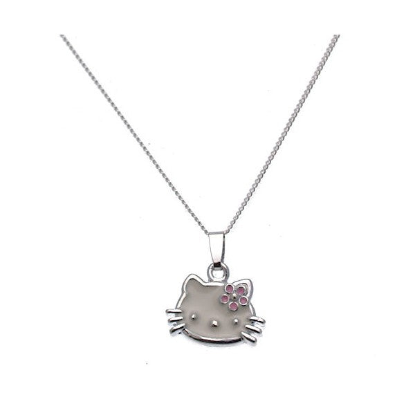 Missy White Cat Necklace