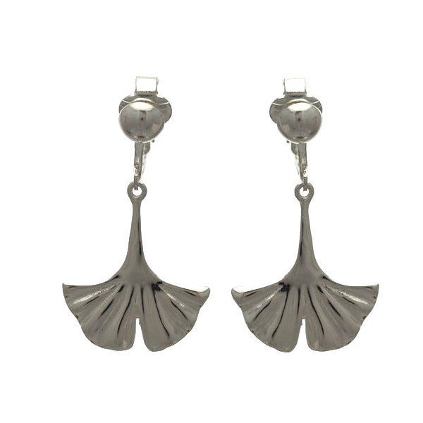 NICCI Silver Plated Fans Clip On Earrings by VIZ