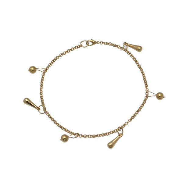 OJASWINI Gold Plated Ankle Chain