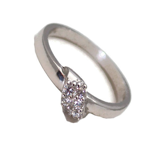 Stafford Sterling Silver Cubic Zirconium Dress Ring size R