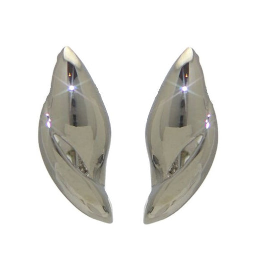 TALIDA Silver Plated Clip On Earrings by Rodney