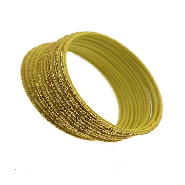 Trisha Yellow Multiple Bangle