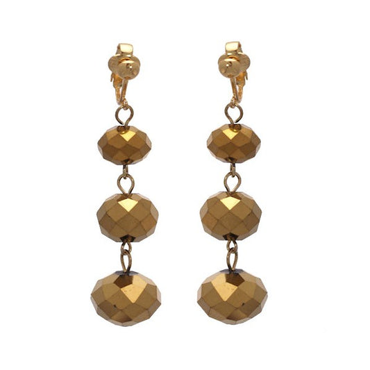 Veciputous Gold plated Clip On Earrings