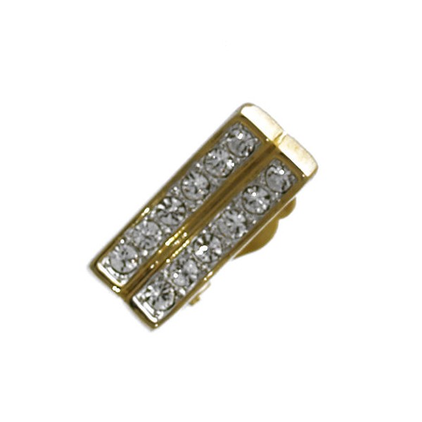 Zira Gold plated Crystal Clip On earrings