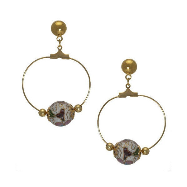 Zola Gold tone Multi Coloured Post Drop earrings